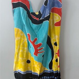Colorful Abstract Women Swim Coverup